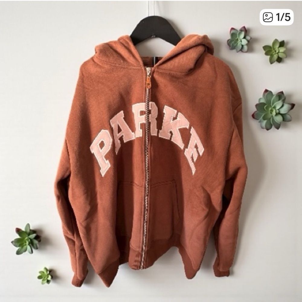Parke Mocha Rose Hoodie - Picture 6 of 6